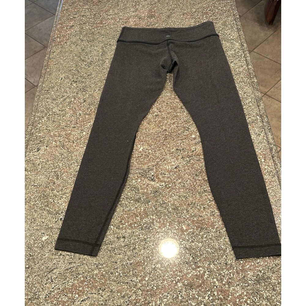 Lululemon Wunder Under Low Rise Legging Size 6 gray dark charcoal